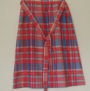 Vintage plaid skirt